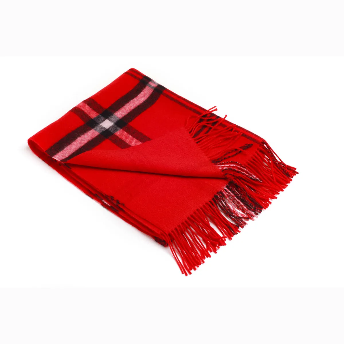 Ugg 100% Australian Merino Wool Reversible Wrap Red