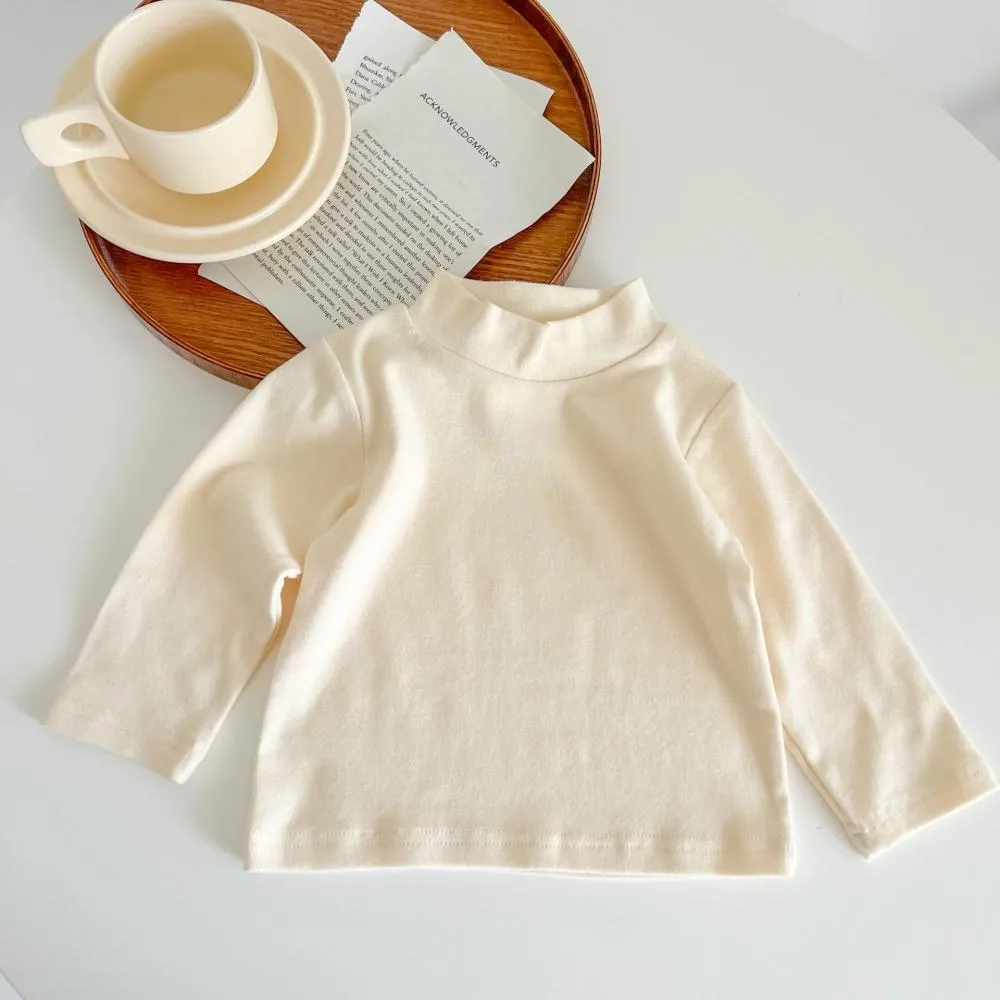 Unisex Newborn Baby Solid Spring Autumn Top Babywear Wholesale