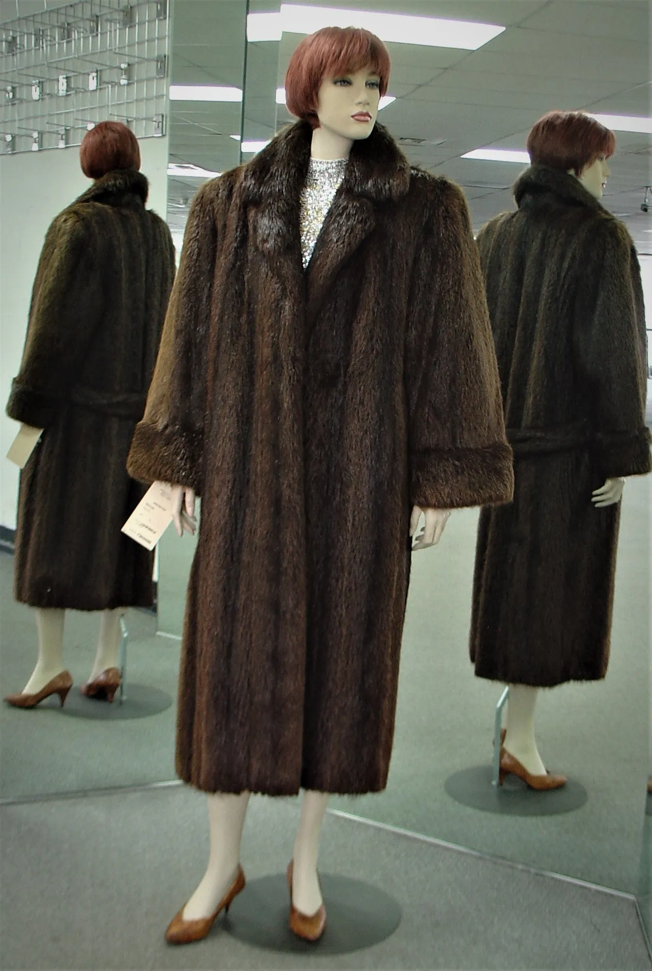 Used Nutria Coat - Item # 7203