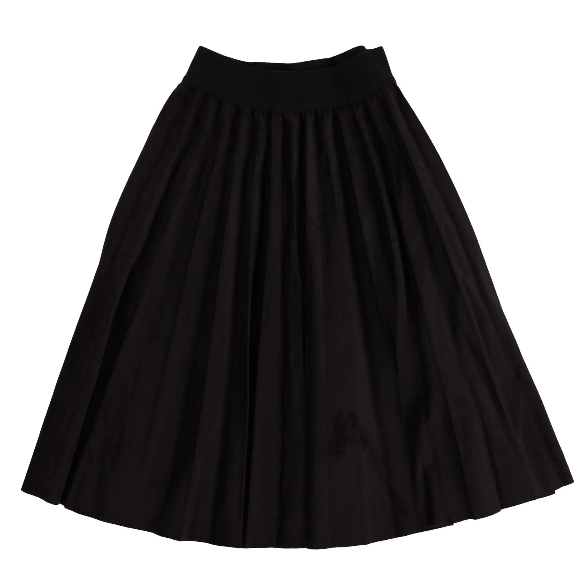 Velvet Pleated Skirt