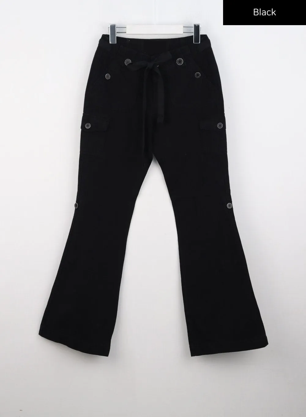 Waist Tie Flared Pants CO319