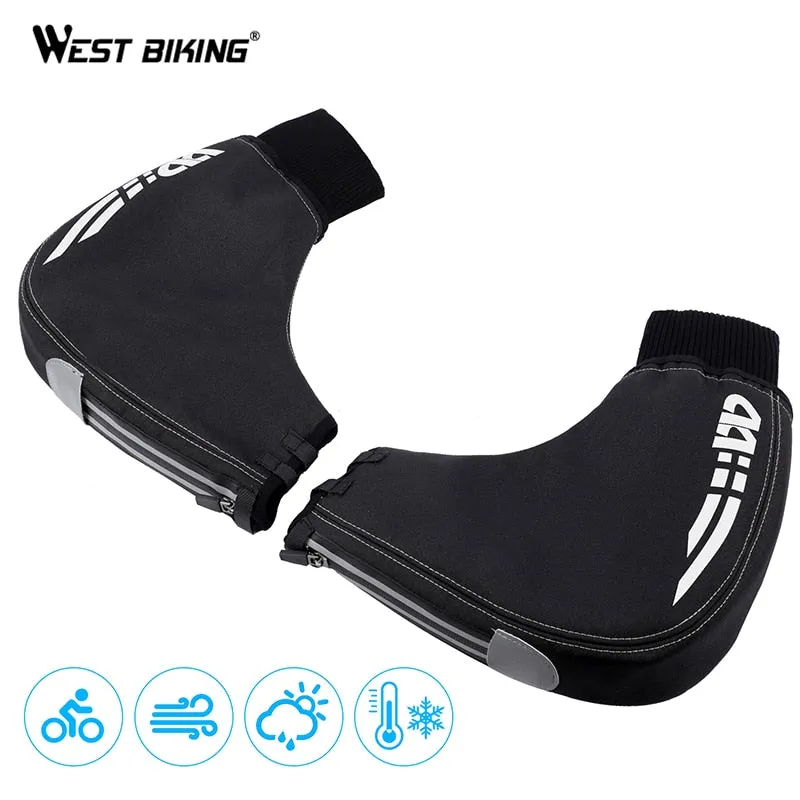 Winter MTB Bike Handlebar Gloves Cycling Men Women Mountain Bike Bar Gloves Hand Muffs Bike Mittens Bicycle Gloves