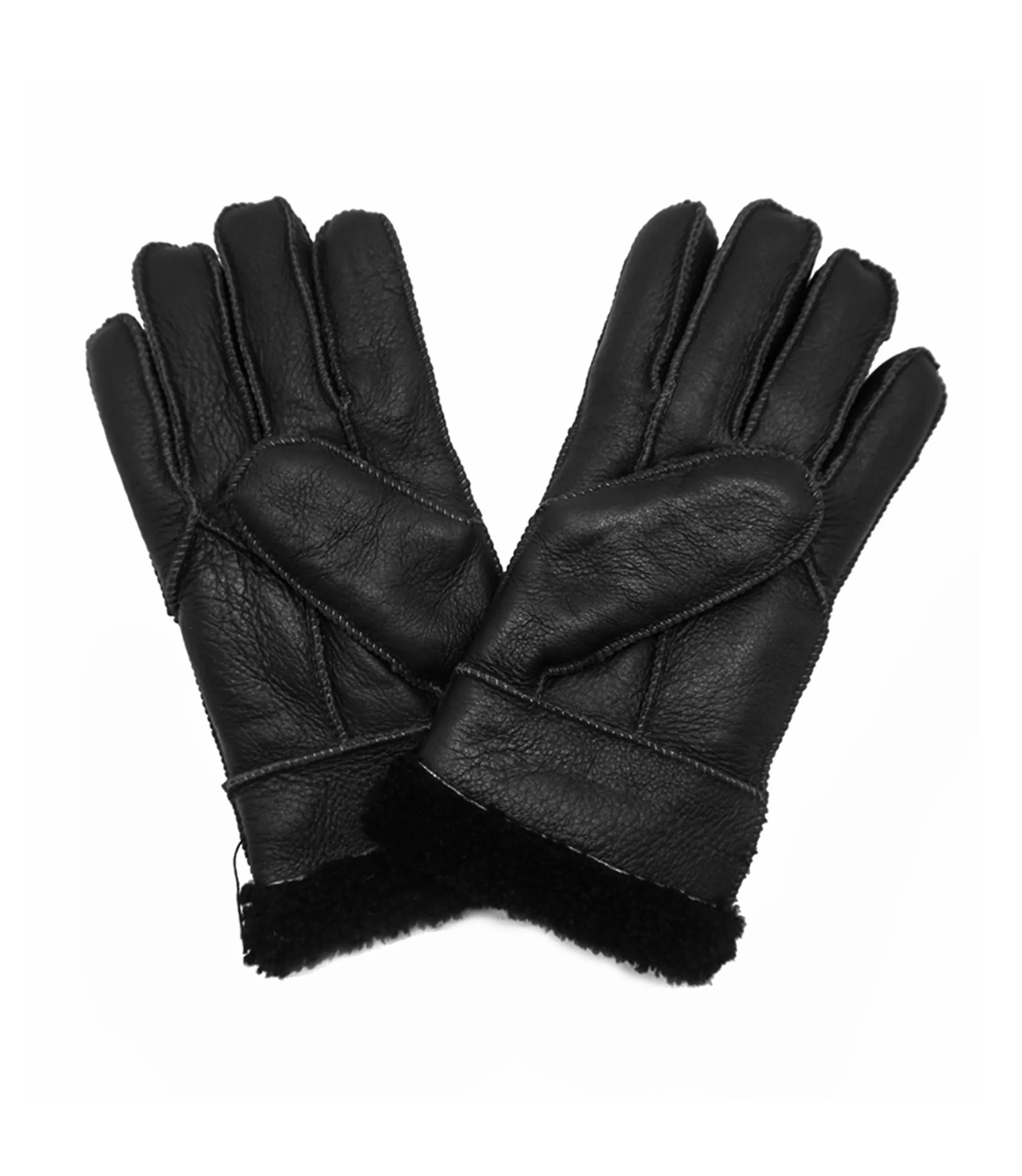 YISEVEN Women  Sheepskin Shearling Leather Gloves