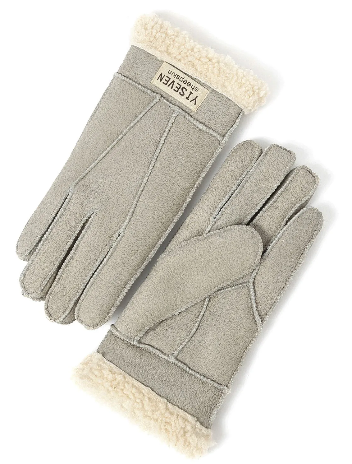 YISEVEN Women  Sheepskin Shearling Leather Gloves