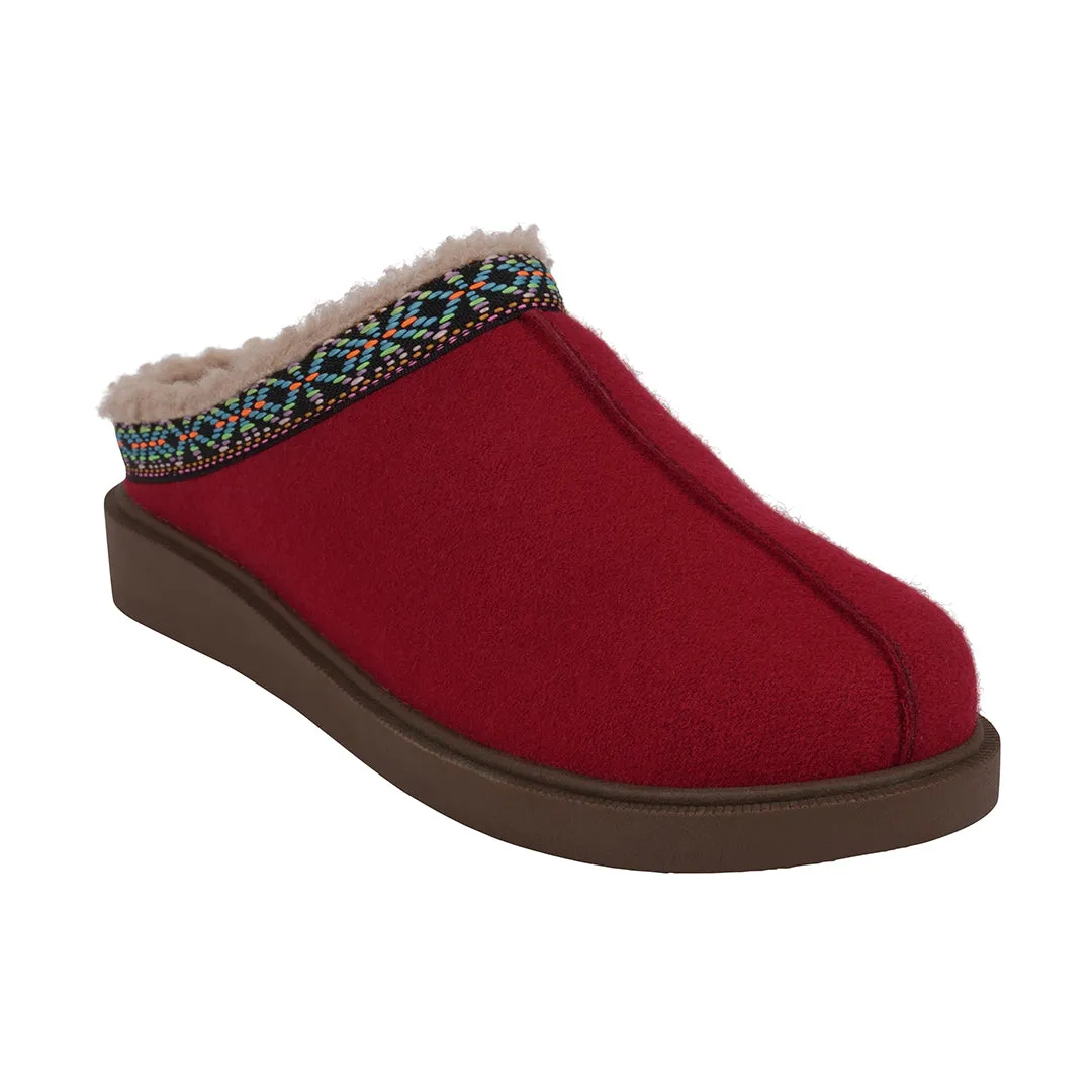 Zoey Red Slip-Ons with Padded Comfort