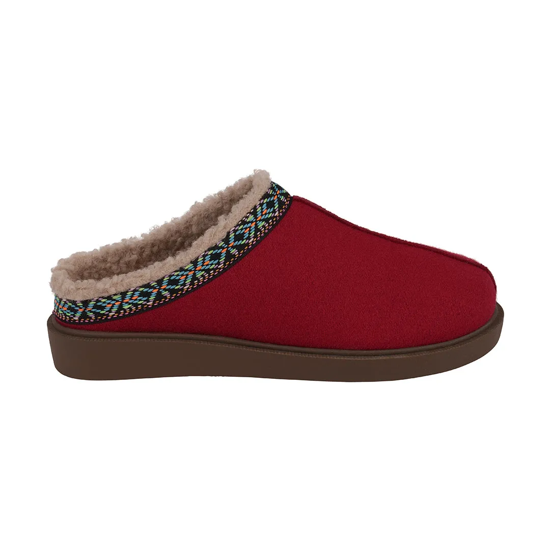 Zoey Red Slip-Ons with Padded Comfort